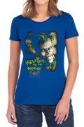 Batman Welcome To The Madhouse Womens T-Shirt