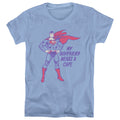DC Comics Wears A Cape Womens T-Shirt