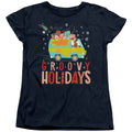Scooby-Doo Groovy Holidays Womens T-Shirt