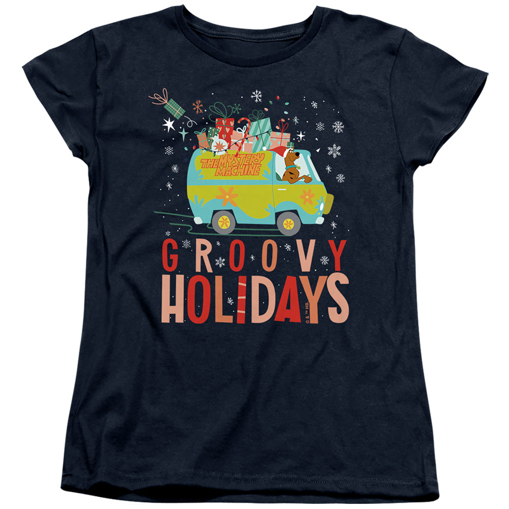 Scooby-Doo Groovy Holidays Womens T-Shirt