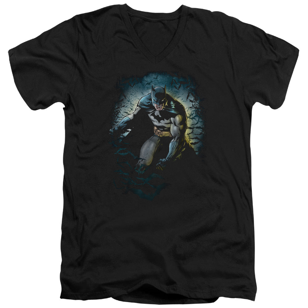 Batman Bat Cave V-Neck T-Shirt