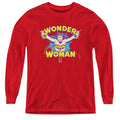 Wonder Woman Flying Through Youth Long Sleeve T-Shirt