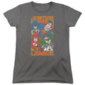 Justice League Hero Mashup Womens T-Shirt