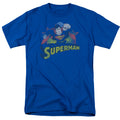 Justice League Superman Rough Distress T-Shirt
