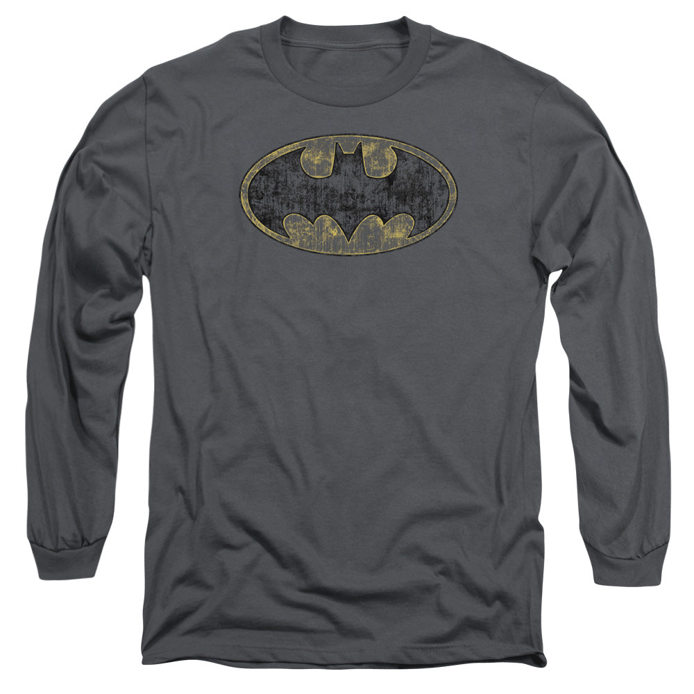 Batman Tattered Logo Long Sleeve T-Shirt
