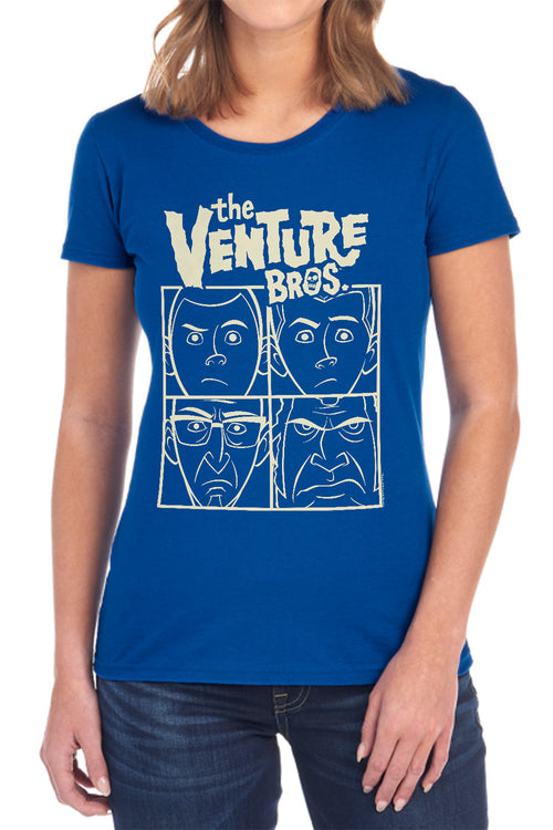 The Venture Bros. Four Faces Womens T-Shirt