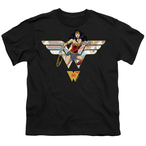 Wonder Woman WW 80th Collage Logo Youth/Toddler T-Shirt