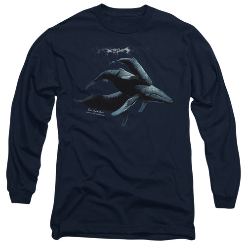 Wild Wings Power & Grace Humpback Whales Long Sleeve T-Shirt