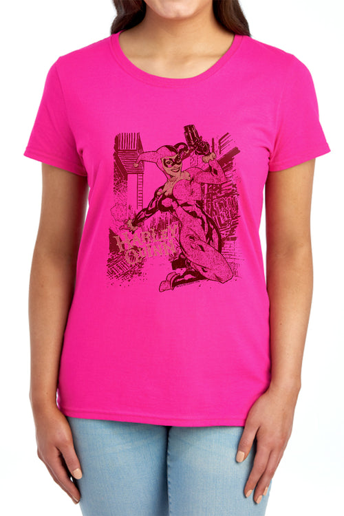 Batman Harleys Packing Womens T-Shirt