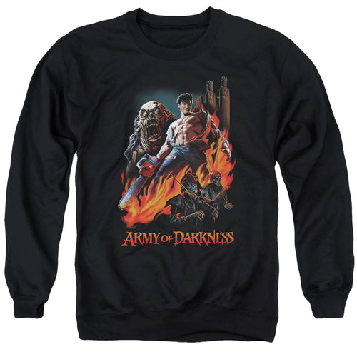 Army of Darkness Painted Evil Crewneck Sweatshirt
