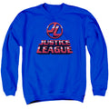 Justice League 8 Bit Jla Crewneck Sweatshirt