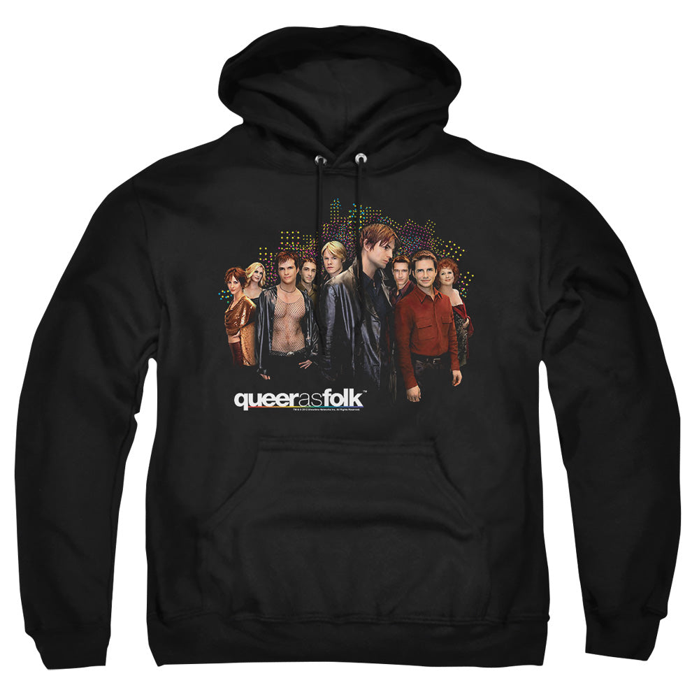 Queer as Folk Title Pullover Hoodie