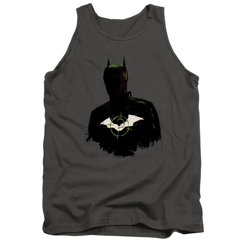 The Batman Silhouette with Riddler Logo Tank Top