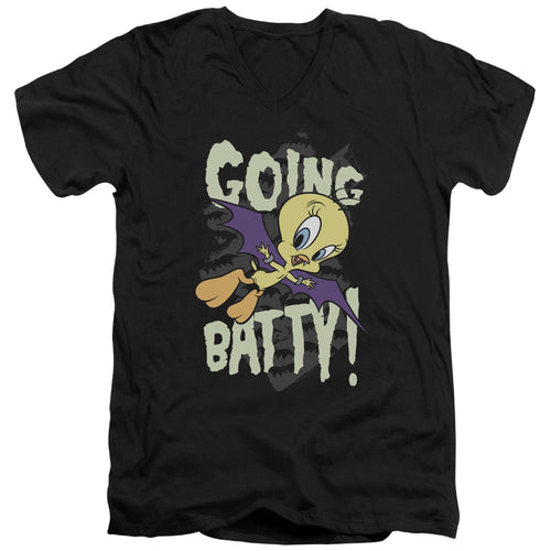 Looney Tunes Going Batty V-Neck T-Shirt