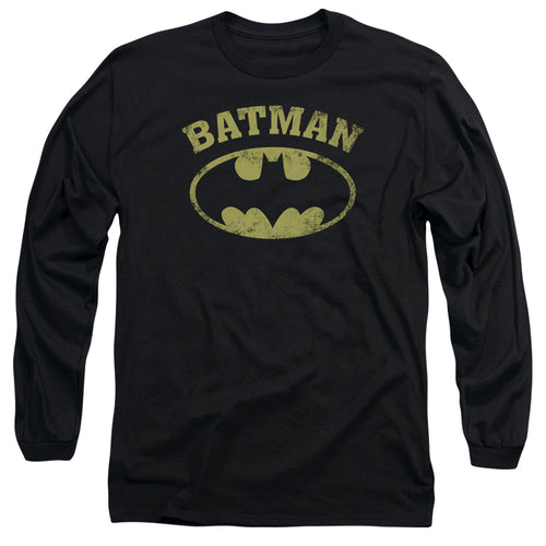 Batman Over Symbol Long Sleeve T-Shirt