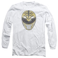 Mighty Morphin Power Rangers White Ranger Mask Long Sleeve T-Shirt