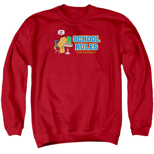 Garfield School Rules Crewneck Sweatshirt