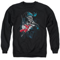 Batman Black And White Crewneck Sweatshirt