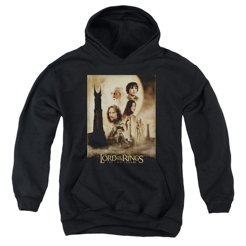 Lord of the Rings Two Towers Poster Youth Hoodie