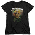 Justice League Beach Sunset Womens T-Shirt