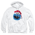 Sesame Street Cookie Monster Christmas Hat Pullover Hoodie