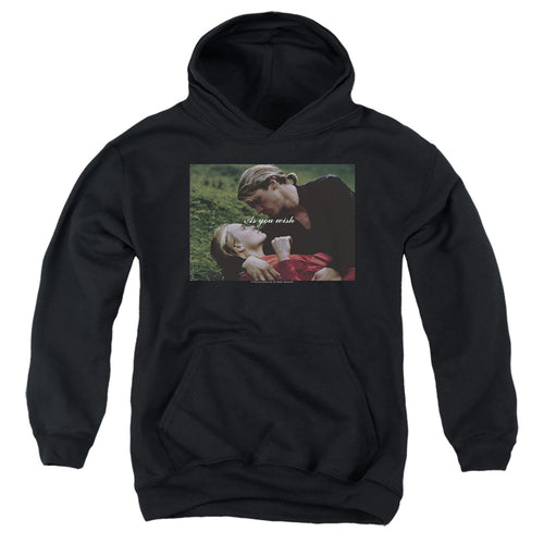 The Princess Bride As You Wish Photo Black Youth Hoodie
