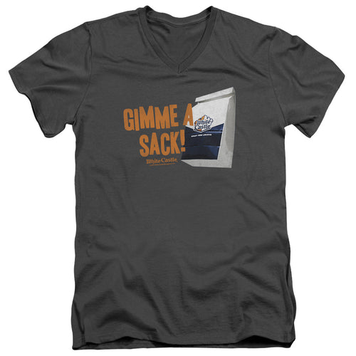 White Castle Gimme a Sack V-Neck T-Shirt