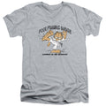 Garfield Foot Fungus Karate V-Neck T-Shirt