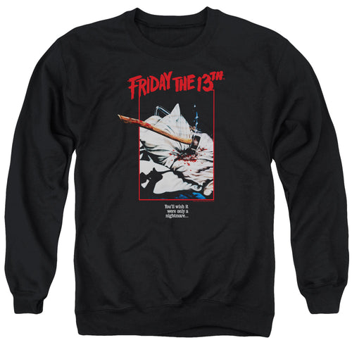 Friday the 13th Axe Poster Crewneck Sweatshirt