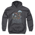 Superman Colored Lines Youth Hoodie