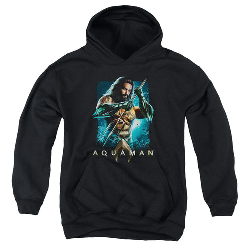 Aquaman Trident Youth Hoodie