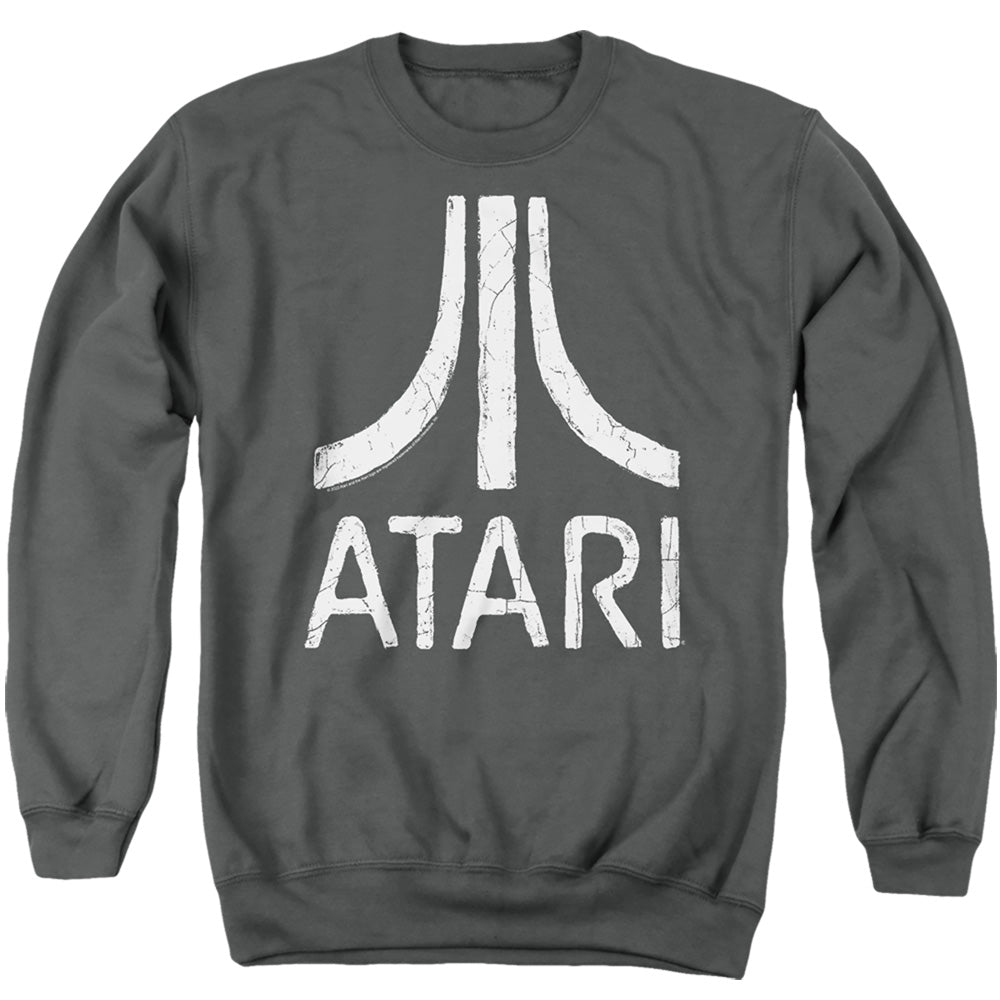 Atari Rough Logo Charcoal Crewneck Sweatshirt