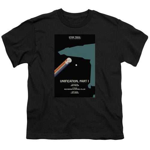 Star Trek Unification Part I Black Youth/Toddler T-Shirt
