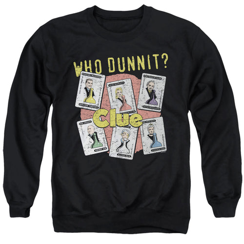 Clue Who Dunnit Crewneck Sweatshirt
