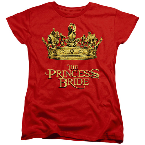 The Princess Bride Crown Red Womens T-Shirt