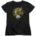 Mighty Morphin Power Rangers Yellow 25 Womens T-Shirt