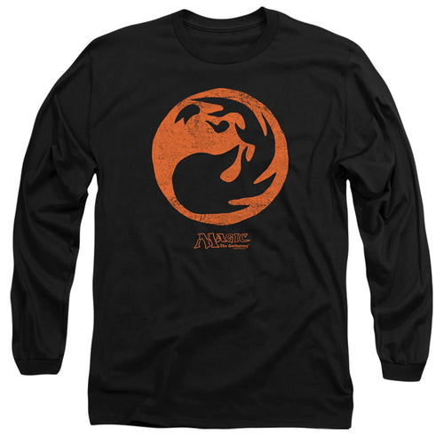 Magic the Gathering Red Symbol Long Sleeve T-Shirt