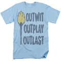 Survivor Outwit Outplay Outlast Grey T-Shirt