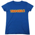 Trouble Logo Womens T-Shirt