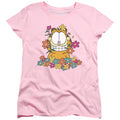 Garfield In The Garden Womens T-Shirt