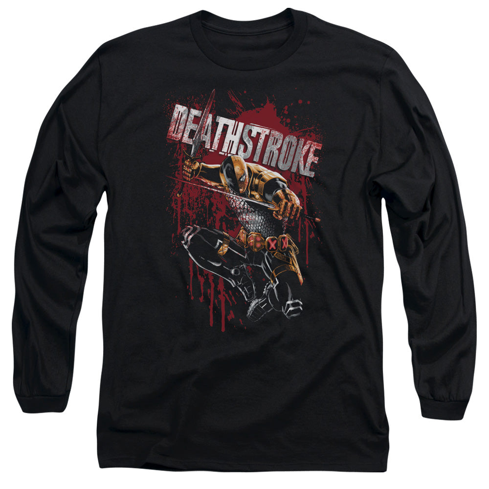 Justice League Blood Splattered Long Sleeve T-Shirt