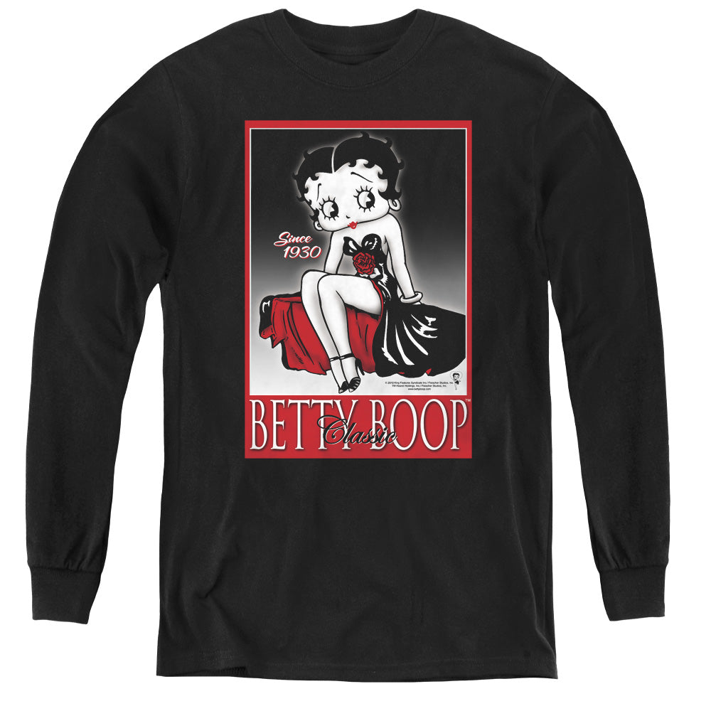 Betty Boop Classic Since 1930 Youth Long Sleeve T-Shirt