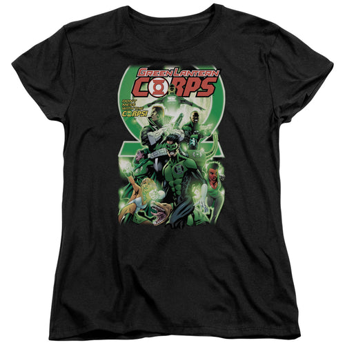 Green Lantern Gl Corps #25 Cover Womens T-Shirt