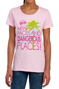 Beverly Hills 90210 New Faces and Dangerous Places Womens T-Shirt