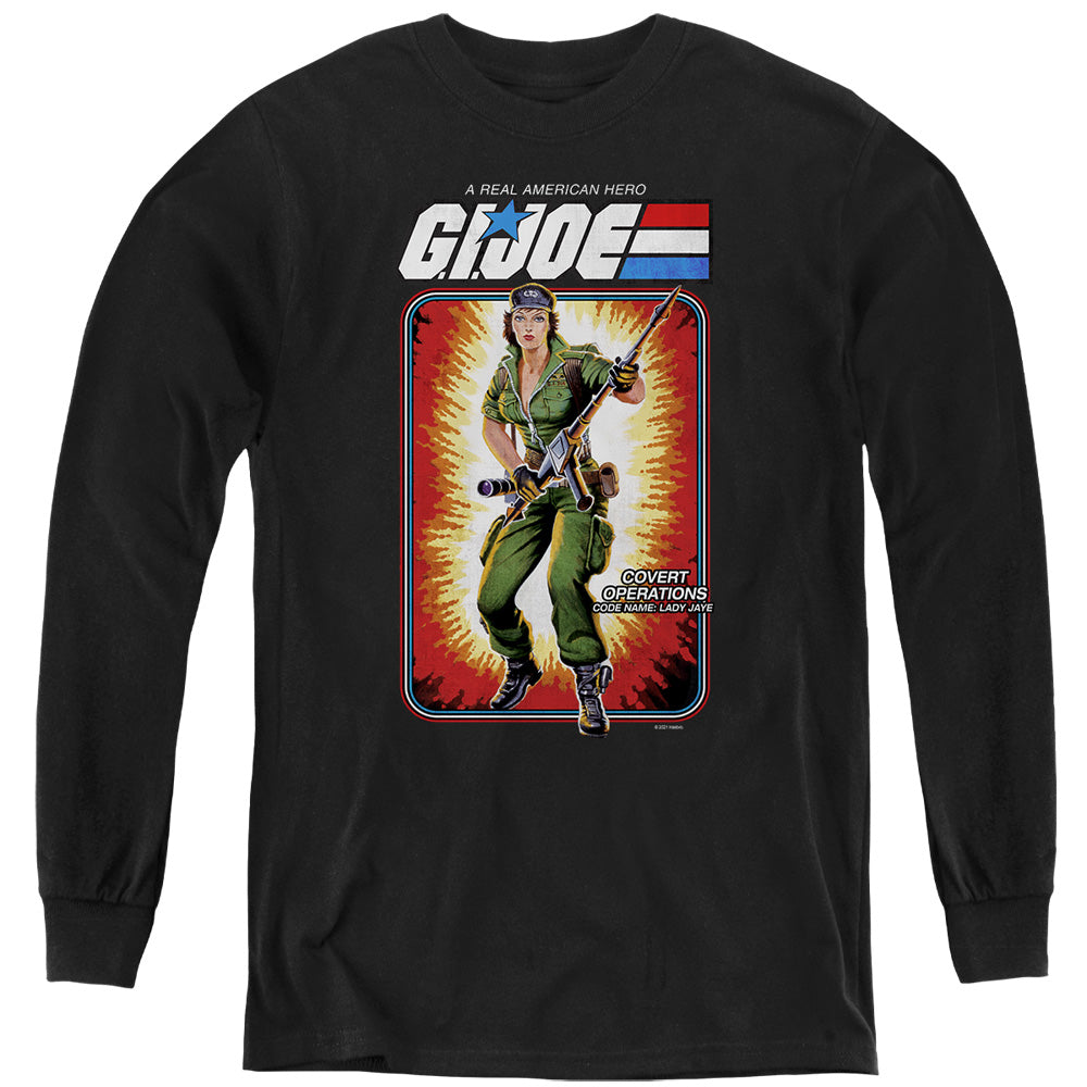 G.I. Joe Lady Jaye Card Youth Long Sleeve T-Shirt