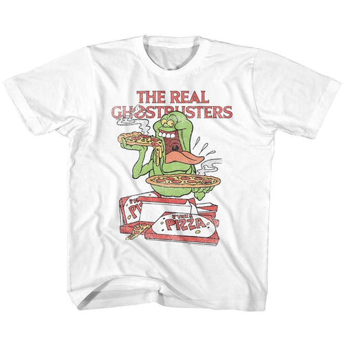 The Real Ghostbusters Slimer and Pizza Youth/Toddler T-Shirt