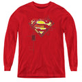 Superman Super Mech Shield Youth Long Sleeve T-Shirt