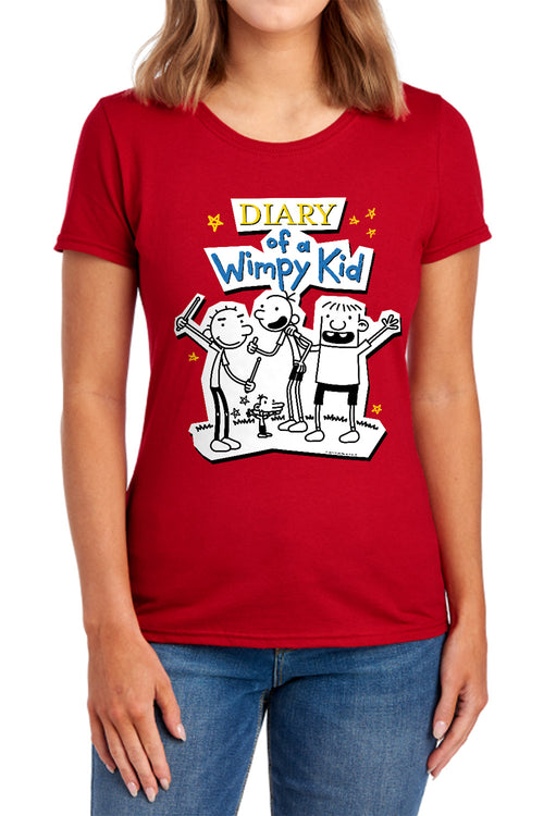 Diary of a Wimpy Kid Wimpy Kid Group Womens T-Shirt