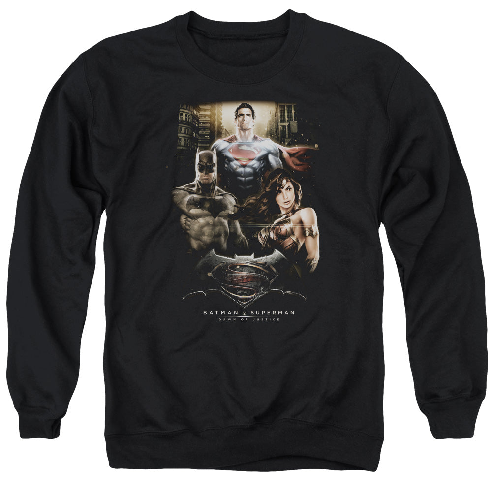Batman v Superman Thre Three Crewneck Sweatshirt