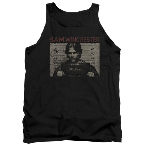 Supernatural Sam Winchester Mug Shot Tank Top